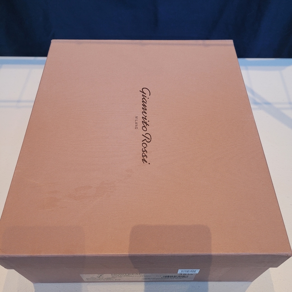 Gianurito Rossi‑Milan, Montreal Cuoio, Brown Leather Boots, New in Box, 38.5 - Picture 14 of 16